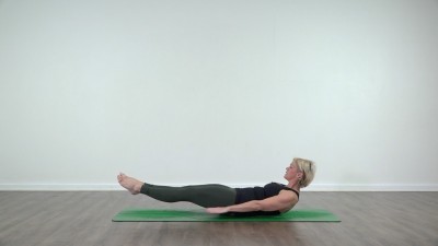 Jaime white doing pilates