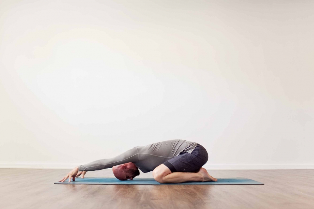 Extended childs pose